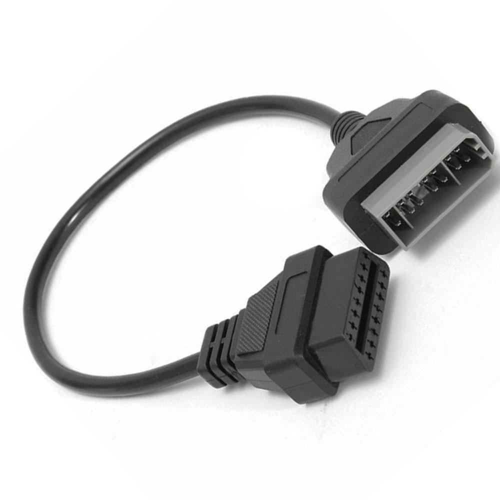 14 PIN OBD to OBD2 16 PIN Car Code Reader Diagnostic Adapter Connector Cable