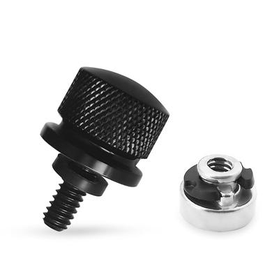 Motorcycle Seat Bolt Screw Rear Mount Screw Kit, 304 Stainless Fender Seat Nut Kit Compatible With Harley Davidson Sportster Softail Touring Dyna