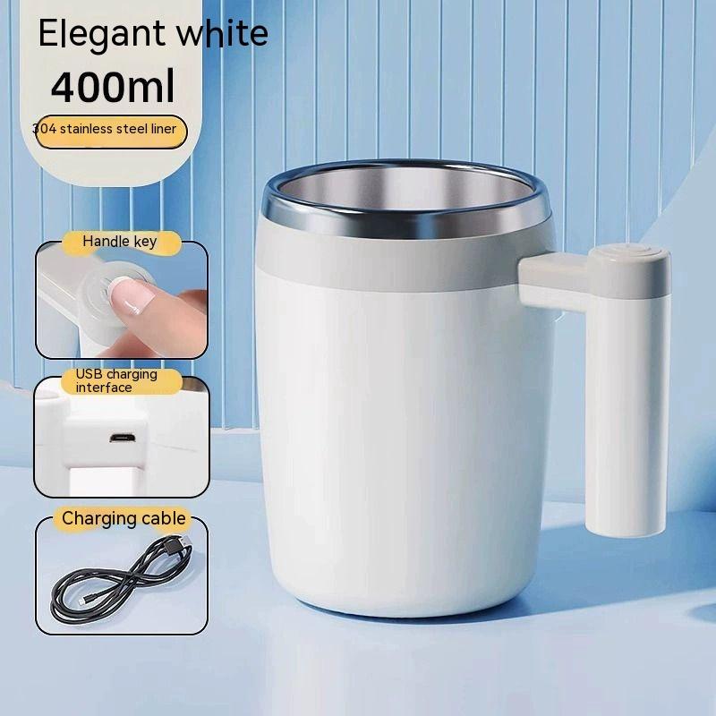 Self-stirring Cup Soy Milk Cup Coffee Cup Rechargeable Portable Shaker Milkshake Household Drinking Tool Milk Cup