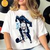 Japanese Anime Blue Lock T Shirt Women Men Short Sleeve T-shirt Harajuku Tops Tees Cartoon Streetwear