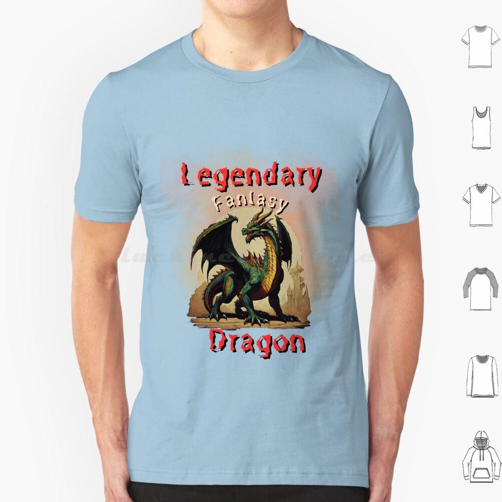 

Funny Legendary Fantasy Dragon Cool Gift Mens Women T Shirt Cotton Men Women DIY Print Legendary Animals Mystic Dragon Mystic S