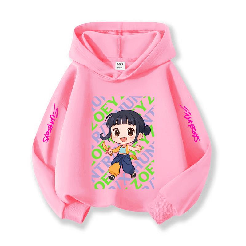 Kpop Halloween Popular Children's Hooded Sweatshirt Christmas Casual Wear Korean Style Children's Comfortable Top Girl Boy Holiday Gift