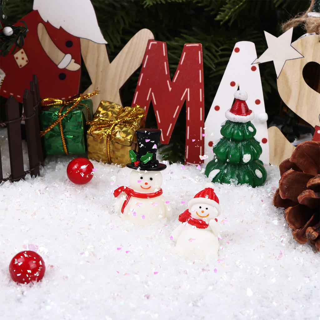 

Haowanww Christmas Glitter Snow Iridescent Fake Snow Artificial Snow Flakes For Crafts Winter Powder Snowflake Decorative Artifi