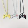 3-Piece Game Controller Necklace Set - Hip-hop Style Gaming Jewelry for Boys, a Creative Holiday Gift.