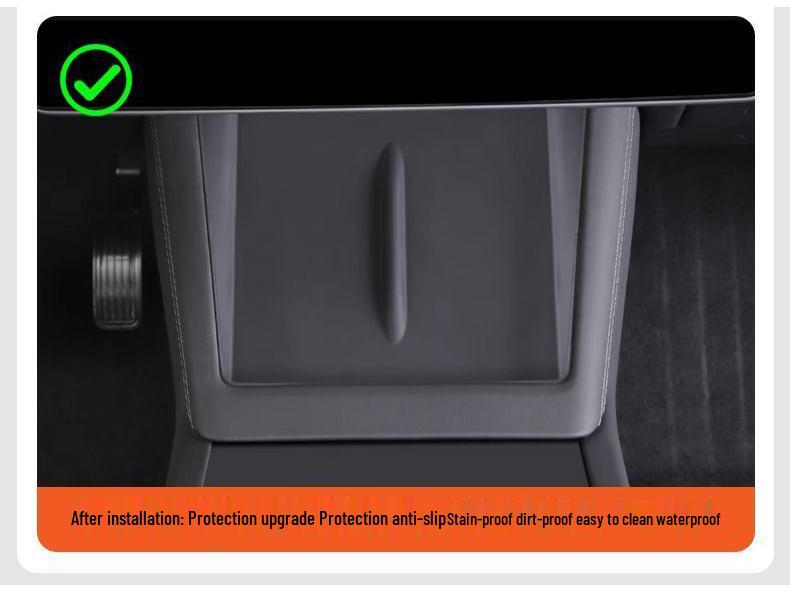 Wireless Charging Silicone Pad for Tesla Model Y/3 Center Console Interior Decoration