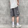 IELGY Cool Hong Kong Style Men's Summer Overalls Shorts Men