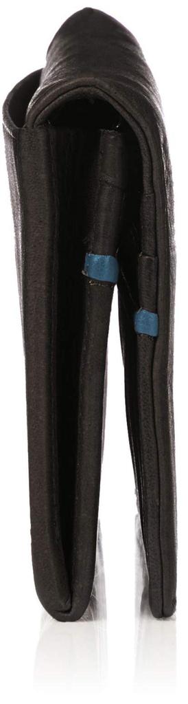 [Katherine Hamnett London] Long Wallet, Made with Premium Japanese Soft Leather, Black