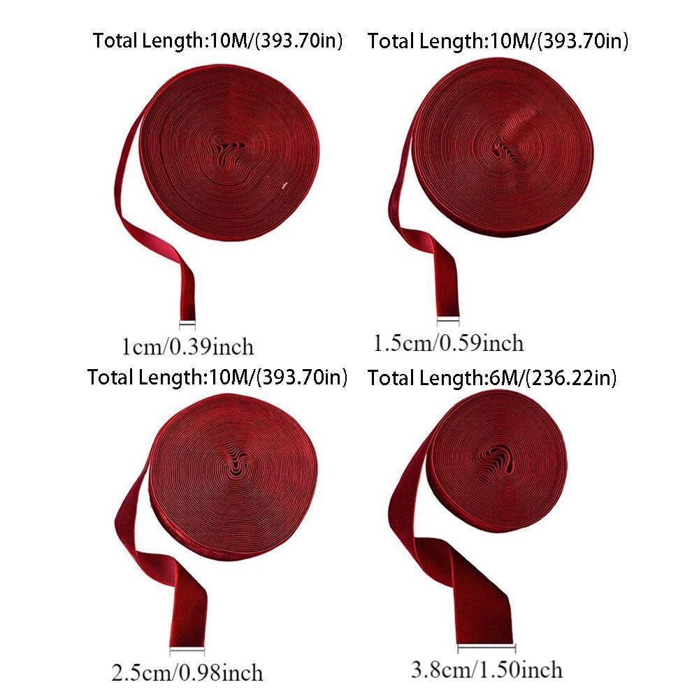 DIY Gift Wrap Ribbon 6/10M Xmas Tree Hanging Decoration Indoor/ Outdoor