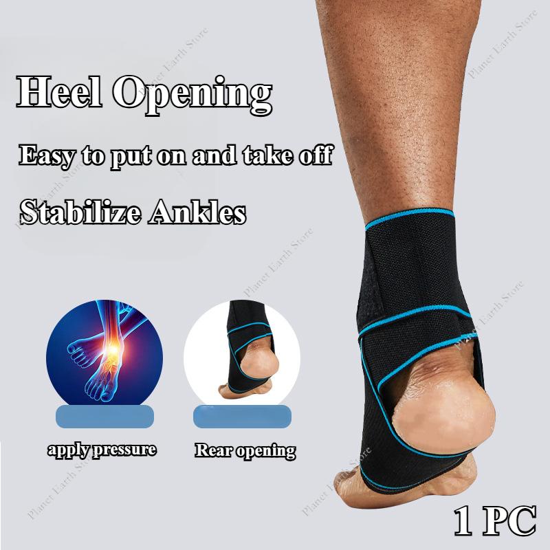 Sport Ankle Brace Support Compression Sleeve Straps Protection Safety Men Women Adjustable Foot Heel Socks Protector