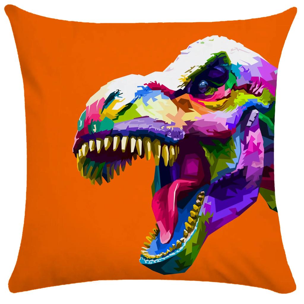 Sofa Bed Upholstery Home Decor Pillow Covers Bedroom Chair Decorative Colorful Animal