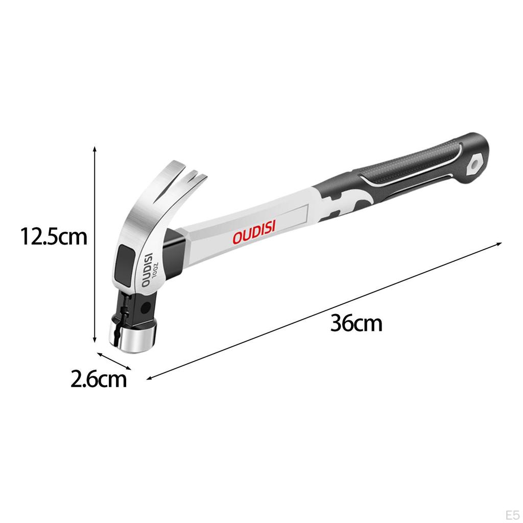 Claw Hammer Camping ,Lightweight, Nonsilp Small Stainless Steel for Indoor Outdoor