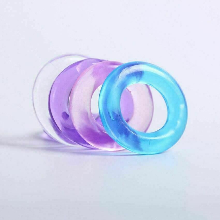 6Pcs Set Stretchy Silicone  Delay Ejaculation  Rings Men  Rings