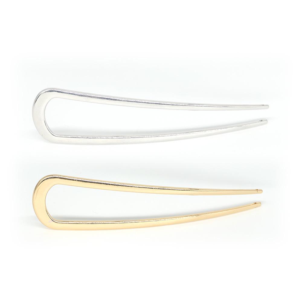 Cross-border Fashion U-shaped Alloy Hairpin for Modern Updos