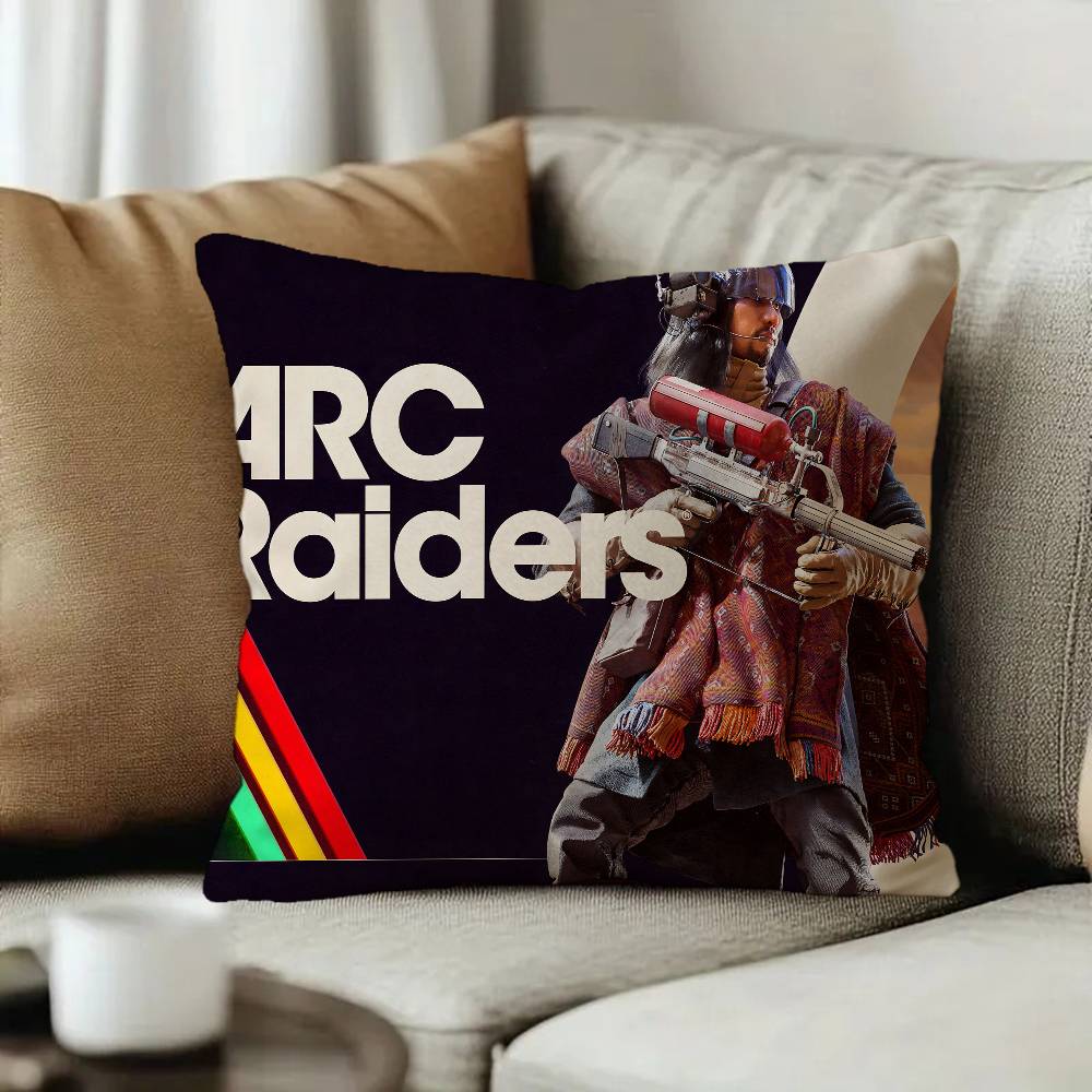 A-ARC Raiders Game Anime Office Cushion Pillowcase Car Cushion Cover45X45CM Lumbar Pillowcase Sofa Pillowcover