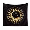 Psychedelic Bohemian Wall Tapestry For Living Room Moon Phase And Stars Snake Tapestries Tarot Altar Yoga Backdrop Clothes