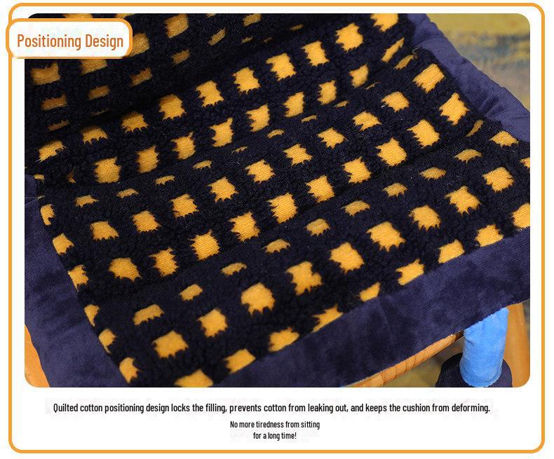 Autumn/Winter Soft Seat and Backrest Cushion for Office Chair or Student Stool