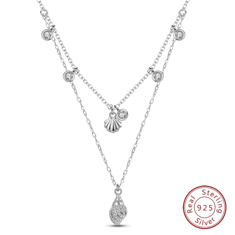 Necklace 925 Silver Cross Moonlight Guardian Dreamcatcher Necklace For Women Fashion Birthday Anniversary Jewelry Gifts