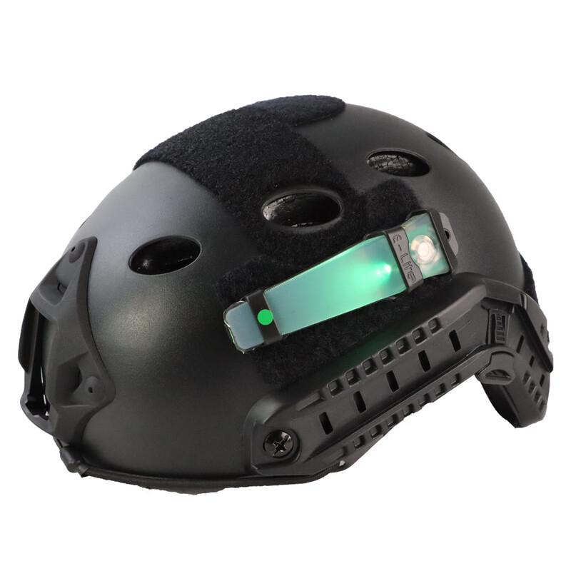 Mussel Tactical Helmet Velcro ID & Survival Light