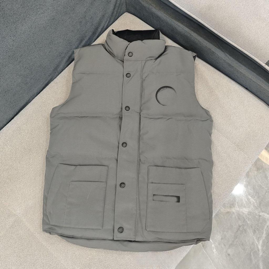 Czysty Oryginalny Unisex Biały Puchowy Kamizelka - Gruba, Ciepła Bezrękawnikowa Kamizelka ze Stójką