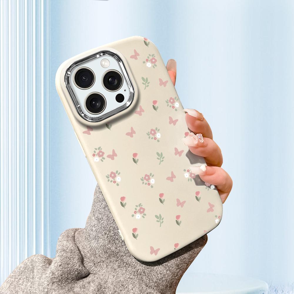 Solid Color Silver Edge Lens Fatty Casing Soft TPU Liquid Silicone Cover Shockproof Phone Case for Huawei Honor iPhone Infinix Tecno Vivo