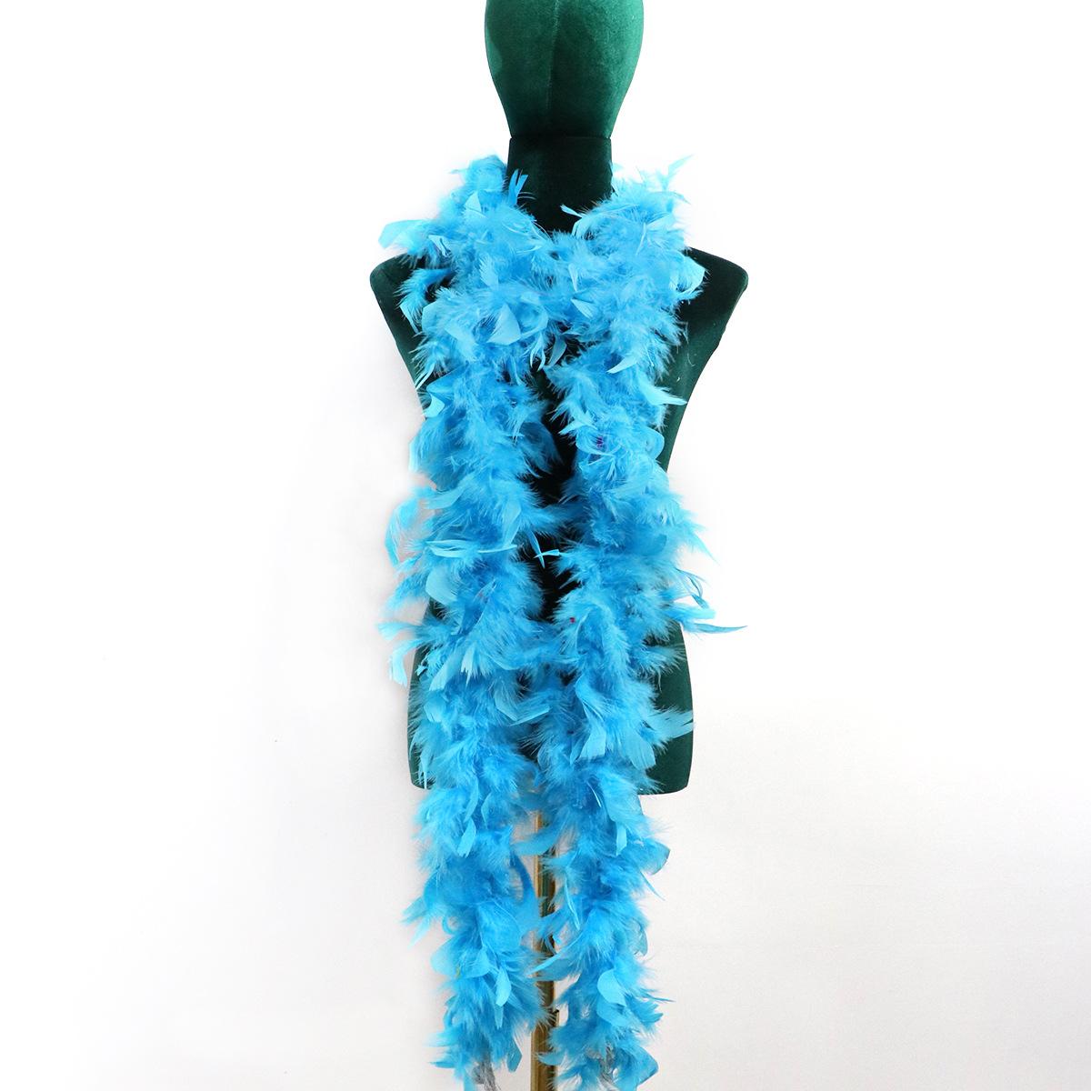 

Перьевая хлопья Большая перьевая полоса, Упаковка для букетов, Свадебное украшение для танцевального выступления 40 г озеро синий