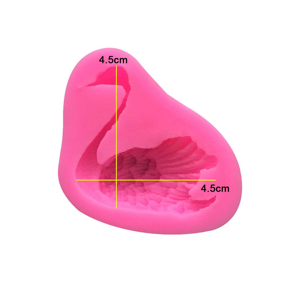 Silicone World Swan Shaped Silicone Mold Sugar Flipping Chocolate Cake Mold DIY Handmade Soap Decoration Tools Baking Mold