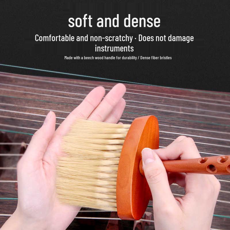Guzheng, Guqin, Pipa, Zhongruan Cleaning Brush - Non-Shedding Instrument Care Accessory