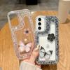 Applicable To Apple 16Promax Butterfly Glitter Mobile Phone Case iPhone12 XSAMX Epoxy Protective Case 14
