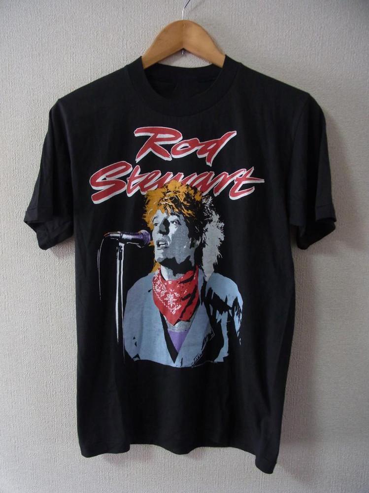 Rod Stewart Live In Concert Heavy Cotton Adult TShirt All Size Unisex T-Shirt S