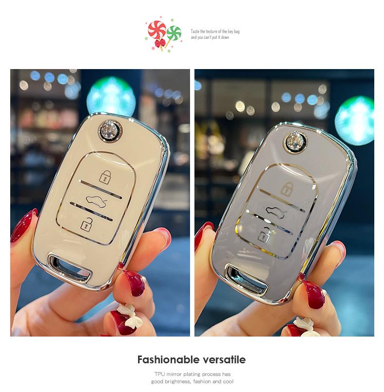 Husă cheie Baojun 510/530/560/730, RS3, 360, Kiwi, E200 cu cataramă