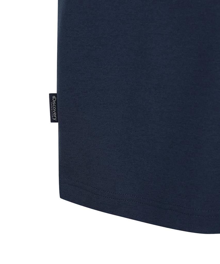 DISCOVERY EXPEDITION Men'S Functional Round Long Sleeve T-Shirt (D/Indigo)