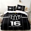 Clube Atletico Mineiro 3pc Set Perfect for Bedroom Use Comfortable Bedding Set Includes a Duvet Cover and Two Pillowcases Ideal Birthday or Christmas