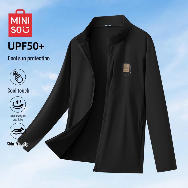 MINISO Men s Summer Quick-Dry UV Protection Cooling Jacket M