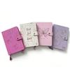 Elegant A5 PU Leather Notebook with Gold Embossing & Snap Closure - Premium Planner & Business Gift