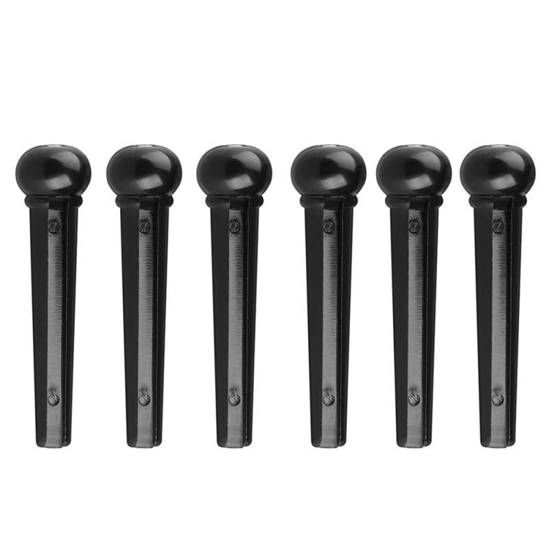 6 Stück Y-40 Akustikgitarre Messingstifte Saiten Nagelstifte Gitarrenbrückenstifte Musikinstrument