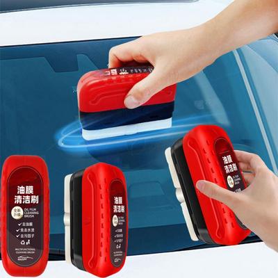 Car Glass Cleaner Cleaning Agent Restoring Windshield Luster Strong Remove Dirt Car Glass Cleaning Brush Oil Film Remover