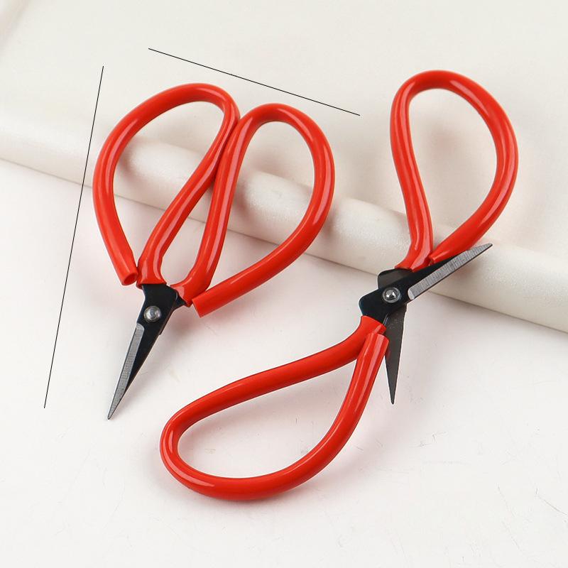 

Ножницы с короткими лезвиями с острыми кончиками, детские крафтовые ножницы ручной работы с кончиками для ниток 1pc красный
