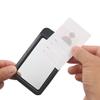 Stylish Simple Document Card Holder For Women Men High Quality Retractable Sliding Cover Card Holder Bus Card Id Card Holder