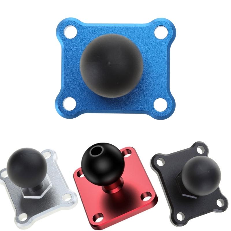Aluminum Alloy Square Mounting Base with 1 Inch Ball for Head Mount for Zumo 400/450/500/550/660 Rider GPS for Motorcycl