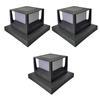 Solar Powered Post Light IP54 Waterproof Outdoor Column Patio Fence Light For Garden Decoration Courtyard Pathway Solar Lamp
