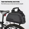 Rear Bike Rack Thick Widened Pannier Rack For Bike Height Adjustable Bicycles Seat Pannier Accessories For Outdoor Travel