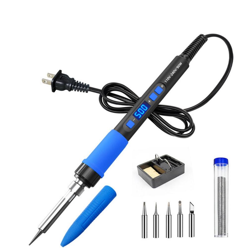 90W Soldering Iron Kit LCD Digital Soldering Repair Tools Welding Heating Pen  Electronic Component