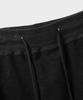 SOME PLACE Sweat Mini Cotton Color Block Basic Skirt Shorts [Black]
