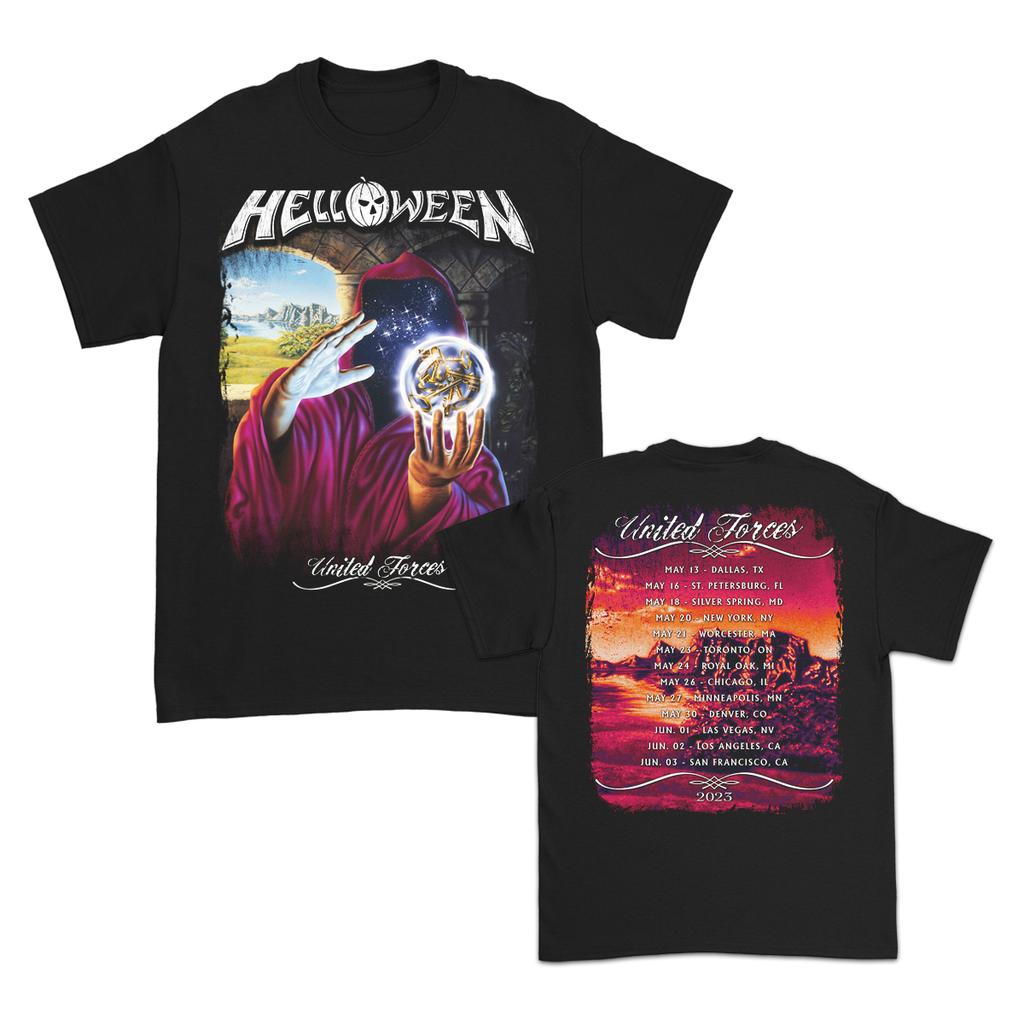 New Rock Helloween 3D-gedrucktes Herren- und Damen-T-Shirt Retro Street Rock Kleidung Rundhals Kurzarm Harajuku Top