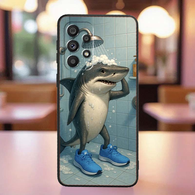 Tung Tung Sahur Anime Art For Samsung A41 A35 A34 A33 A32 A25 A24 A23 A21s A06 A05 A04 A03 Note 10 20 Ultra 5G Black Case