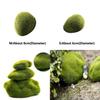 Elegant Moss Ball Artificial Grass Turf For Lasting Micro Landscape Decoration