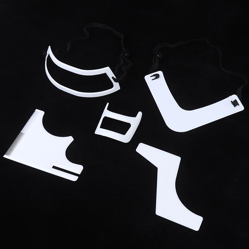 5 Stück/Los Bartkamm Salon Bartstyling Vorlage zum Bartformen Trimmerwerkzeug