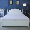 Waterproof Sheet Mattress Pad Cover Solid Color Washable Polyester Mattress Sheet