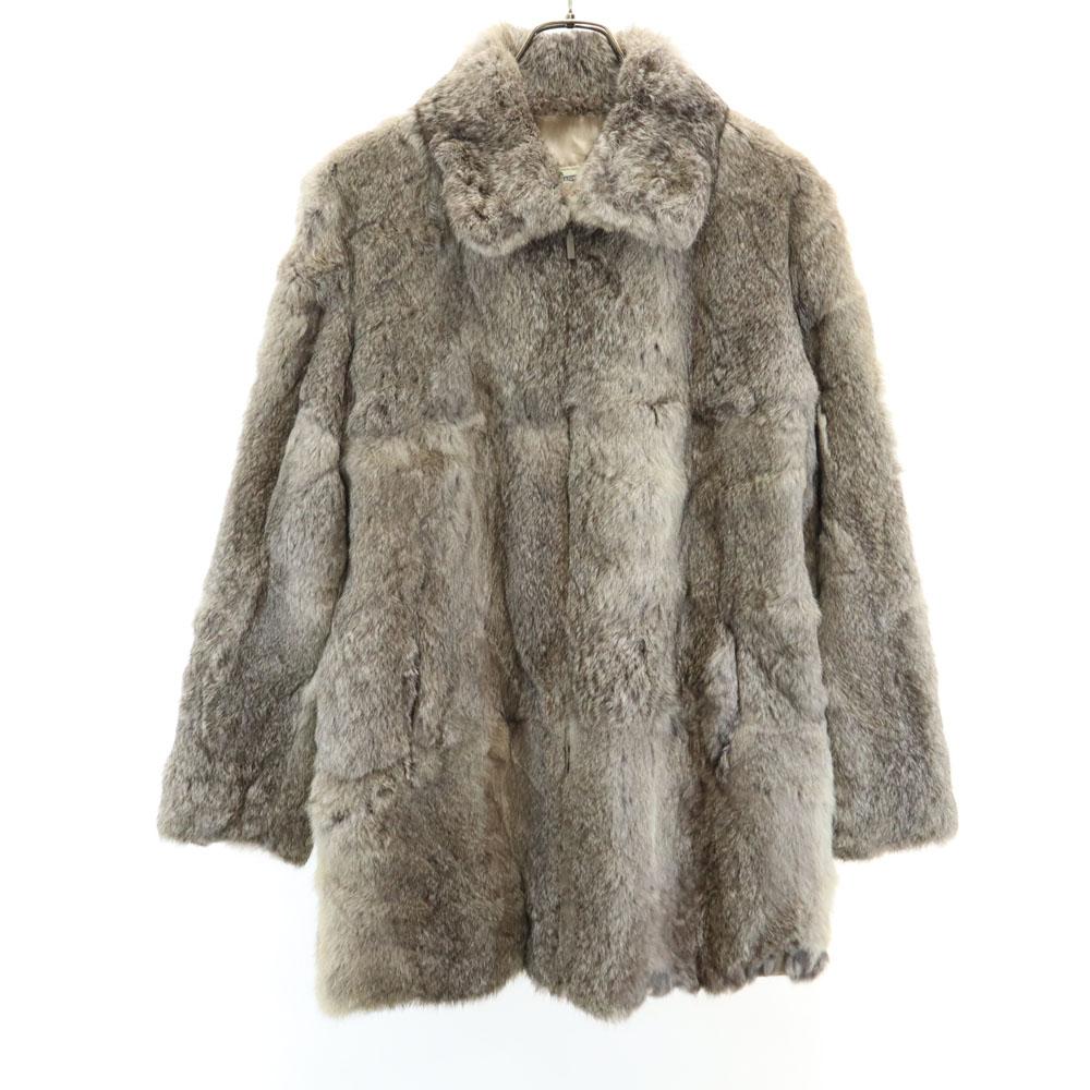 57 Heavy 80s vintage Fur coat M gray Women Used