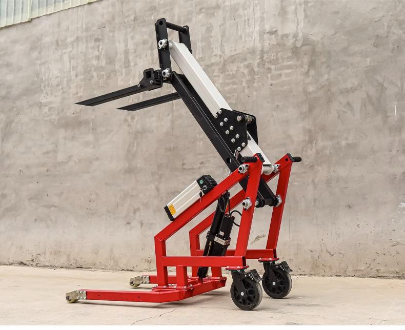 Compact Electric Forklift: Portable Articulated Hand Pallet Stacker for Loading & Unloading